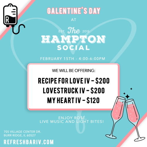 Galentine's Day Celebration at Hampton Social Burr Ridge